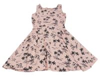 Světlerůžové šaty s almami C&A