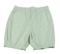 Zelenkavé bavlněné kraťasy Topomini