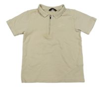 Béžové polo tričko s výšivkou George