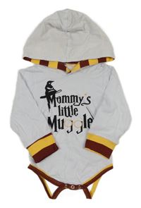 Bíléíbody s nápisem a kapucí - Harry Potter