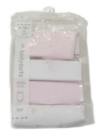 Nové - 4x světlerůžovo/bílé tíkové body Dunnes 