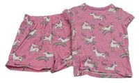 Růžové pyžamo s jednorožci zn. M&S
