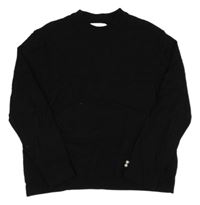 Černý svetr s korálky Zara 