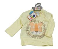 Nové - Světležluté triko se lvem Little Bro