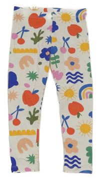 Bílé legíny se vzorem George 