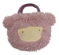 Růžová kožešinová kabelka 