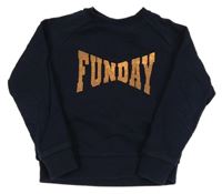 Tmavomodrá mikina s nápisem Tom Tailor