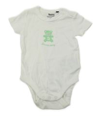 Bílé body s medvídkem Neutral 