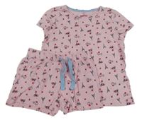 Světlerůžové pyžamo s Eifelovkou Pepperts