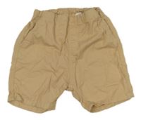 Béžové plátěné kraťasy H&M