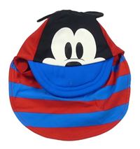 Červeno-modro-černá pruhovaná UV kšiltovka s Mickey zn. Disney