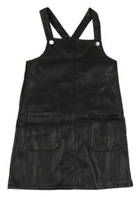 Černé koženkové šaty PRIMARK