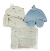 Nové - 4Set - 2x - Čepice + 2x - rukavice PRIMARK + St. Bernard