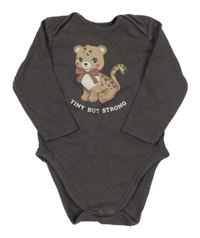 Tmavošedé body s leopardem C&A
