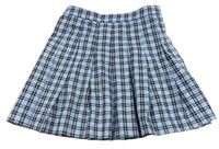 Modro-černá kostkovaná sukně H&M