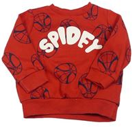 Červená mikina se Spidermanem Marvel