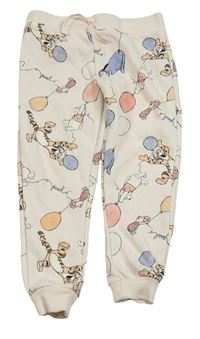 Světlerůžové tepláky s Pú s přáteli a balónky Primark