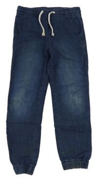 Modré jogger cuff rifle H&M