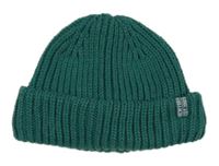 Zelená žebrovaná pletená čepice s nášivkou Primark