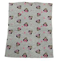 Šedý melírovaný nákrčník s Minnie Disney