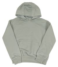 Světlezelená mikina s kapucí