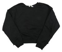 Černá crop mikina H&M