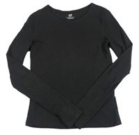 Tmavošedé triko H&M