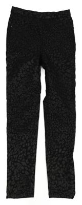 Černo-šedé vzorované džegíny George