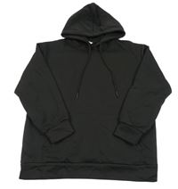 Černá mikina s křídly a kapucí