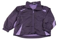 Fialová šusťáková jarní bunda Alive