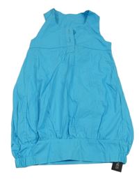 Nové - modré plátěné šaty dunnes 