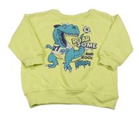 Žlutá mikina s dinem