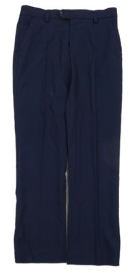 Tmavomodré společenské chino kalhoty Next