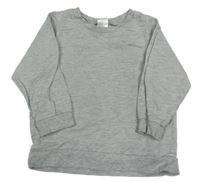Šedá melírovaná mikina H&M
