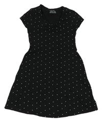 Černé puntíkaté šaty Primark