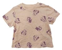 Světlerůžové tričko s Minnie H&M
