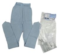 Nové - světlemodré dermatologické punčocháče Skinnies