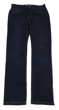 Tmavomodré straight fit rifle C&A