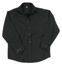 Černo-šedá pruhovaná košile C&A