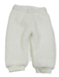 Bílé plyšové tepláky Ergee