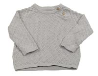 Lila vzorovaný svetr C&A