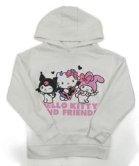 Bílá mikina s Hello Kitty a kamarády Primark