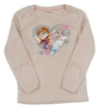 Světlerůžová plyšová mikina - Elsa