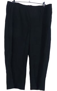 Dámské černé culottes kalhoty s puky Zara 