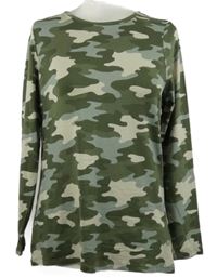 Dámské khaki army triko M&S