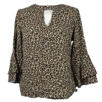 Dámská černo-béžová vzorovaná halenka zn. F&F