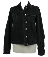 Dámská černá riflová bunda Primark 