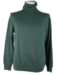 Pánský tmavozelený svetrový rolák Springfield 