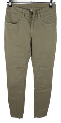 Dámské hnědé skinny rifle MAC vel. 34/32