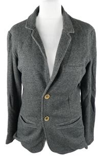 Pánské tmavošedé teplákové sako Pull&Bear 